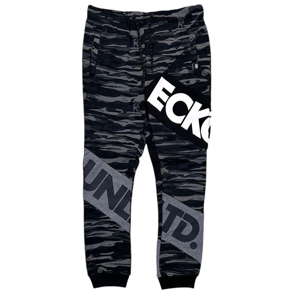 Ecko Unltd Men's Sweatpants Camo Puff Print Colorblock Fleece Jogger